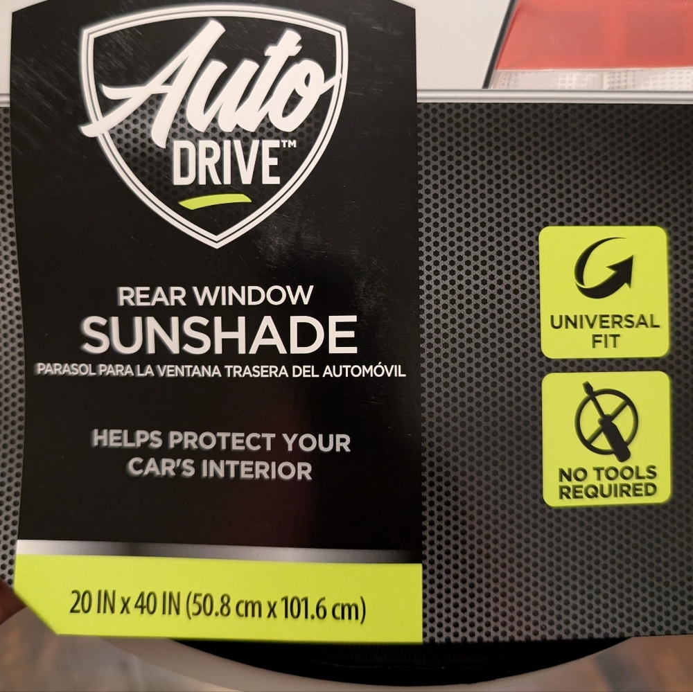 Auto Drive Rear Window Sunshade - Picture 2 of 4